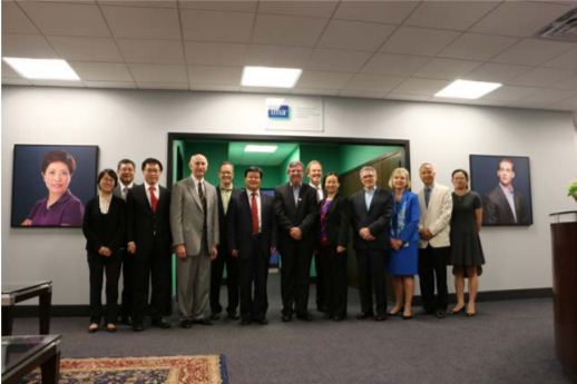 中国财政部组织代表团访问IMA总部